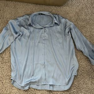Zara size M good condition silk shirt